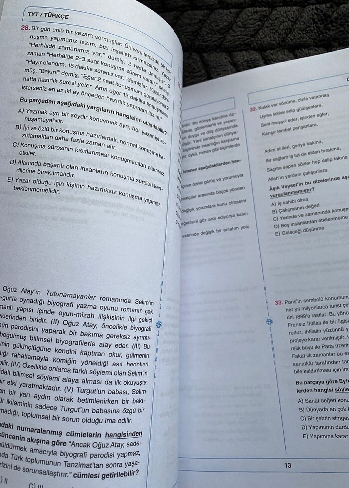 BilgiSarmal Tyt Türkçe Deneme Kitabı - Görsel 2