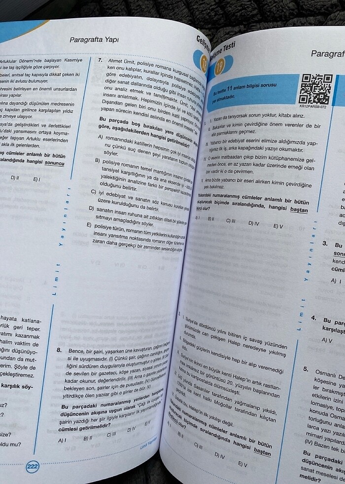 Limit Kronometre Paragraf Kitabı - Görsel 2