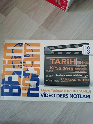Benim hocam Ramazan Yetgin tarih video ders notu