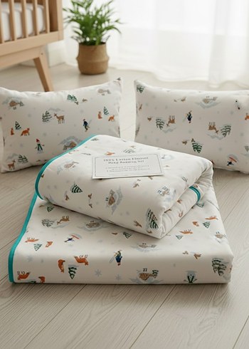 Flanel %100 Pamuk Bebek Battaniye Takımı - Görsel 3