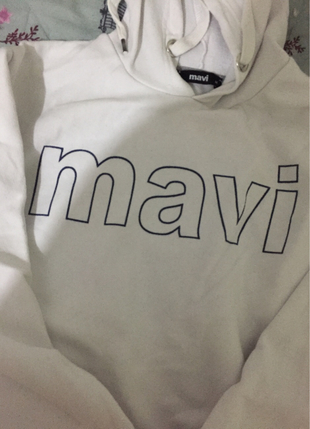 m Beden Mavi orijinal sweati 