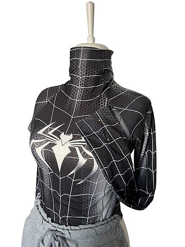 s Beden Spiderman body crop ve eşofman takımı