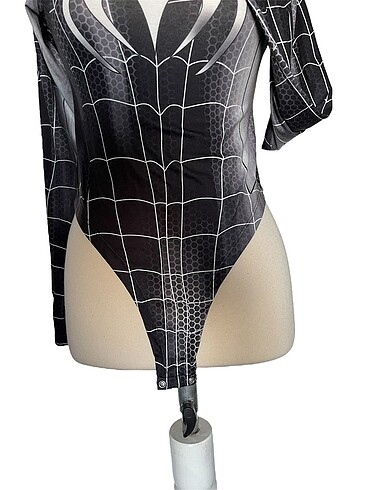 s Beden siyah Renk Spiderman body crop ve eşofman takımı