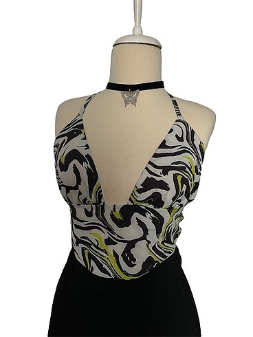 Zara Uzun etek crop ve kolye seti