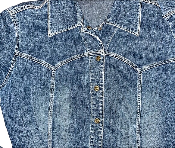 m Beden Denim gömlek