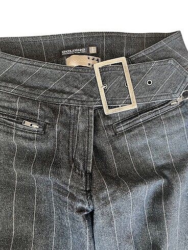 s Beden Dar drape detaylı vintage pantolon