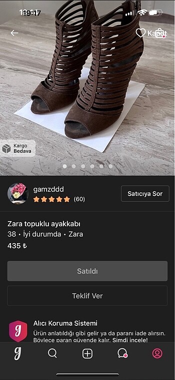 Zara ayakkbı