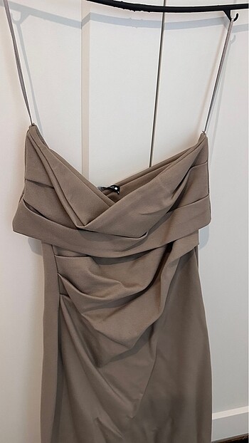 xs Beden Zara drape elbise