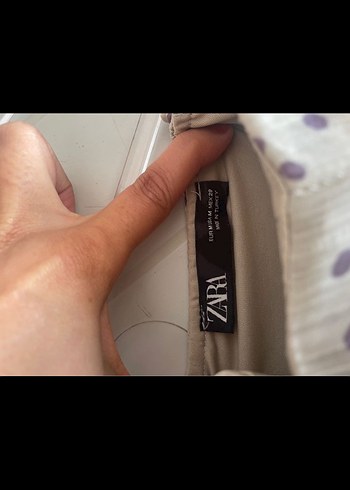 Zara Gri Drapeli Uzun Kollu Mini Elbise - Görsel 4