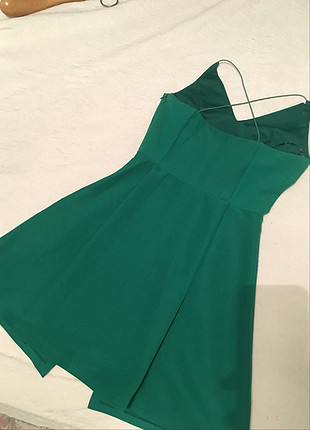 36 Beden yeşil Renk Yeşil elbise