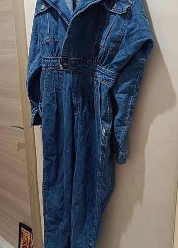 xl Beden Mavi Bayan tulum 