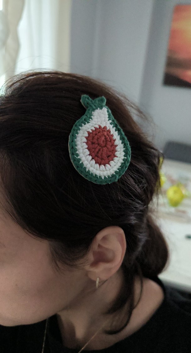 Nakışlı Yeşil Bohem Avokado Toka - Görsel 2