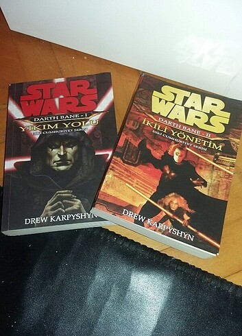  Star wars kitap serisi 2 kitap orijinal yeni. 