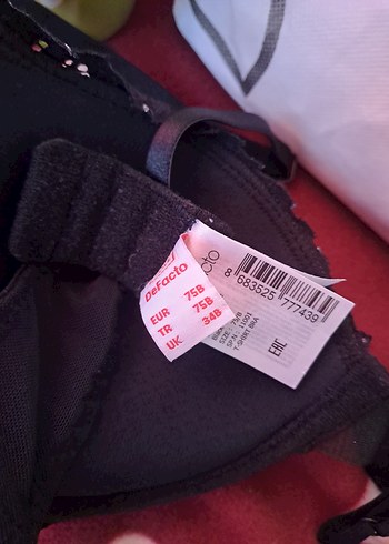 Siyah Puantiyeli taşlı Gotik Sütyen defacto - Görsel 4