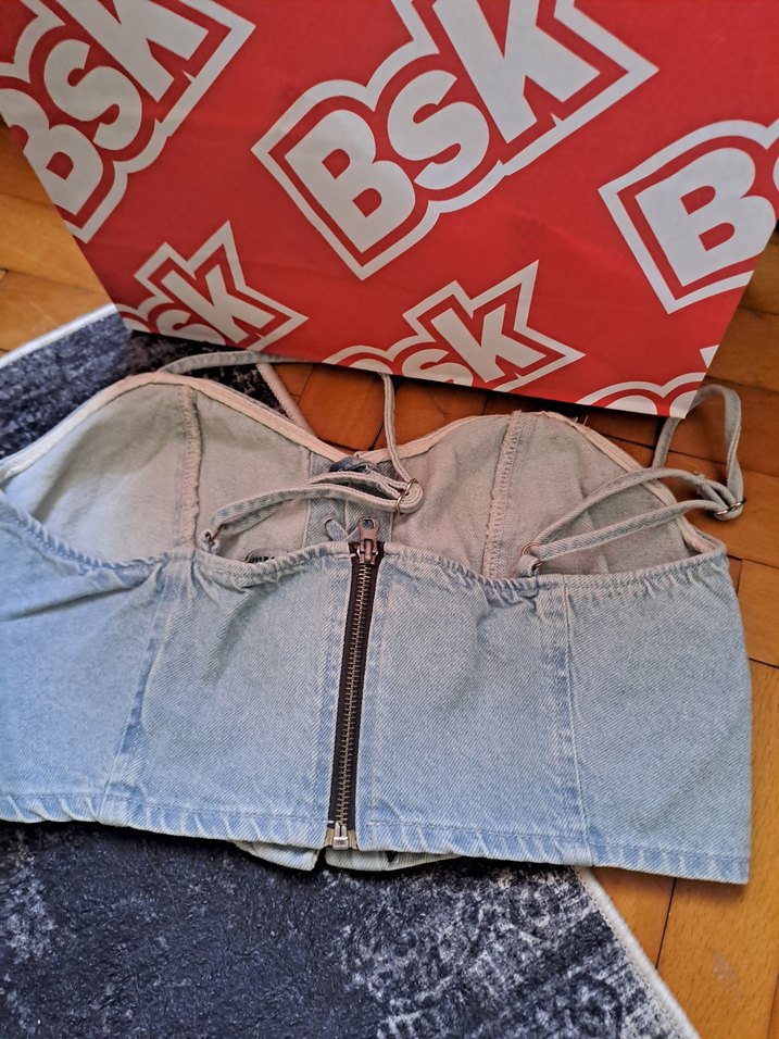 kot crop büstiyer üst - Görsel 2