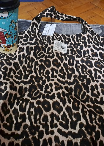 Leopar Desenli tote Kadın Çanta - Görsel 4