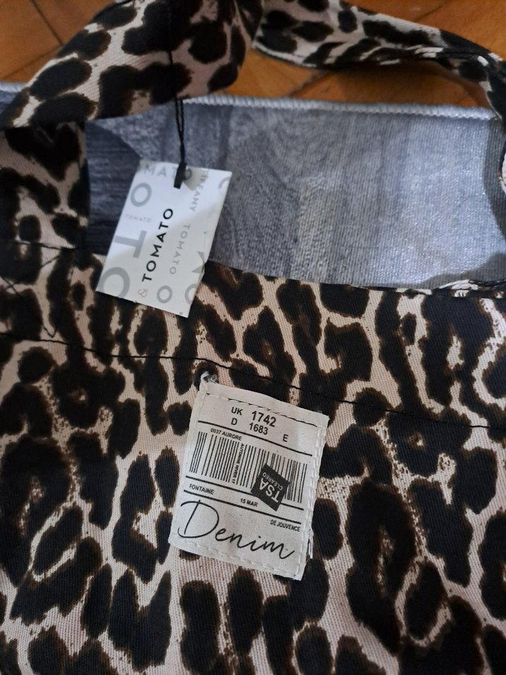 Leopar Desenli tote Kadın Çanta - Görsel 3