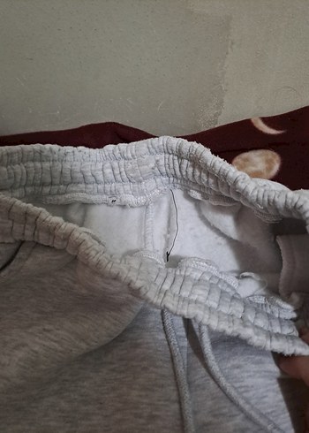 Gri ipli Kadın Eşofman Altı - Görsel 2