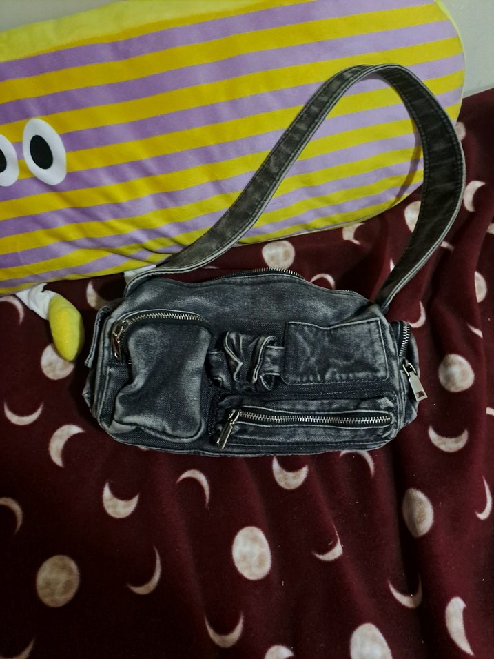 Kot cepli kol Kadın Çantası.          bershka zara - Görsel 3