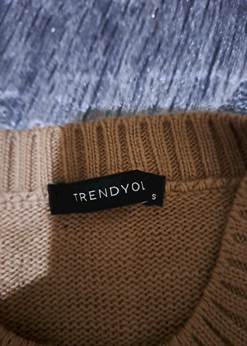 trendyol kahverengi kazak şort takım. bershka zara - Görsel 3