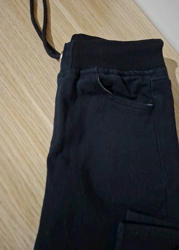 kız Çocuk Siyah Rahat Kesim Eşofman Altı - Görsel 5