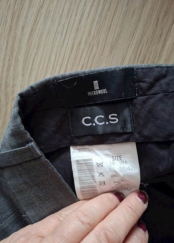 Gri Keten Kumaşlı Kemerli Erkek Pantolon SARAR - Görsel 5