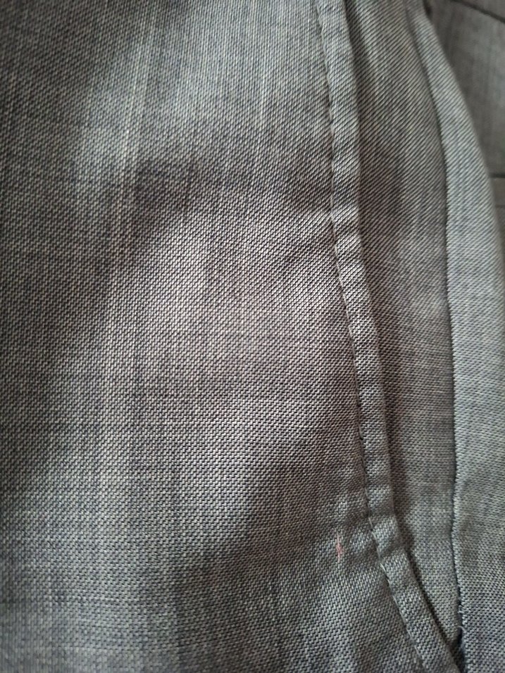 Gri Keten Kumaşlı Kemerli Erkek Pantolon SARAR - Görsel 2