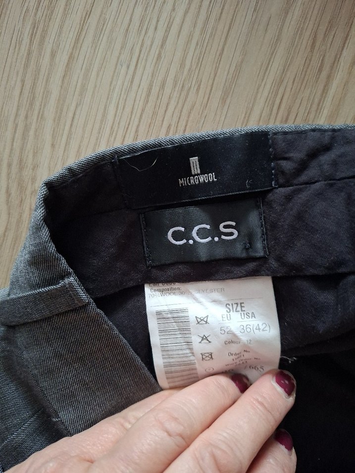 Gri Keten Kumaşlı Kemerli Erkek Pantolon SARAR - Görsel 5