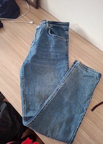 Düz Kesim Midi Denim erkek Jean - Görsel 5