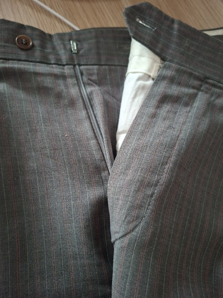 Gri Regular Fit Pilili Erkek Pantolon - Görsel 4