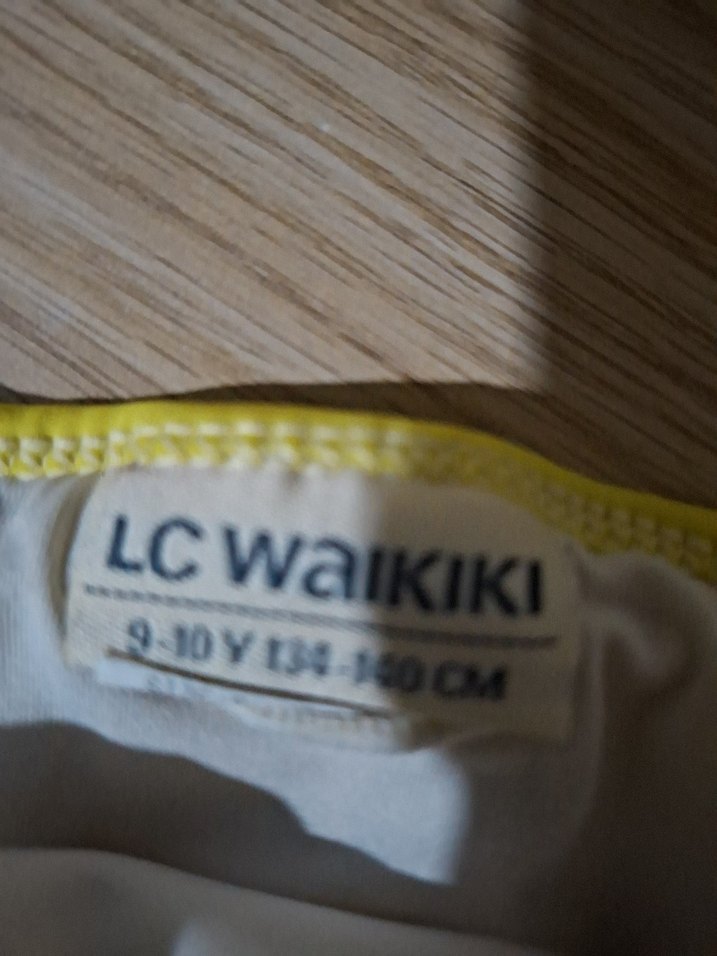 Sarı Nakışlı Kız Çocuk Bikini Takımı - Görsel 2