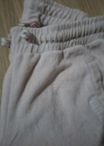 açık pembe,pudra rengine yakın,kadife pantolon - Görsel 2