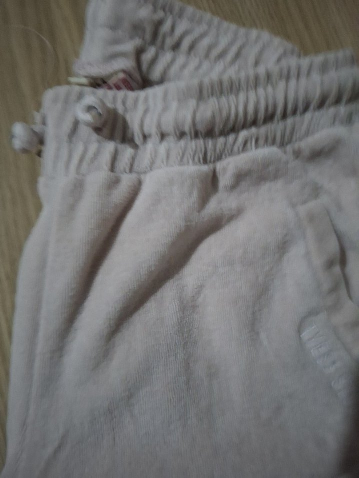 açık pembe,pudra rengine yakın,kadife pantolon - Görsel 2