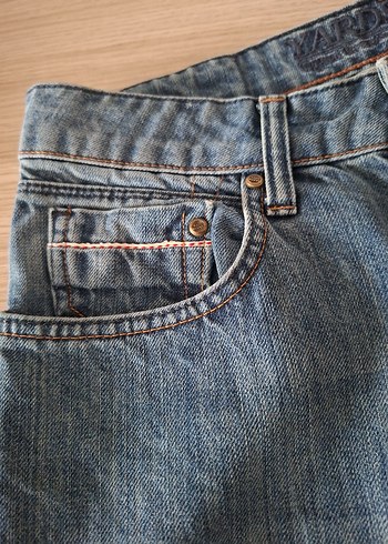 Düğmeli Regular Fit erkek Kot Pantolon - Görsel 2