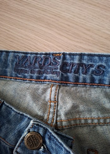 Düğmeli Regular Fit erkek Kot Pantolon - Görsel 4