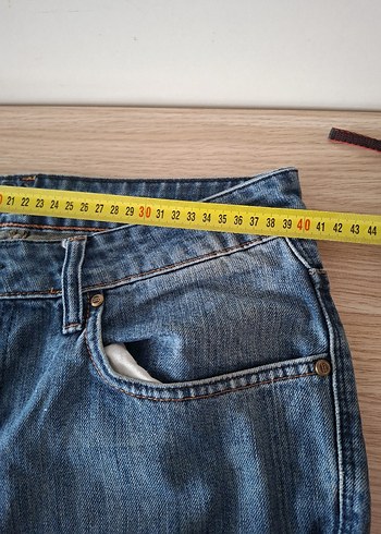 Düğmeli Regular Fit erkek Kot Pantolon - Görsel 7