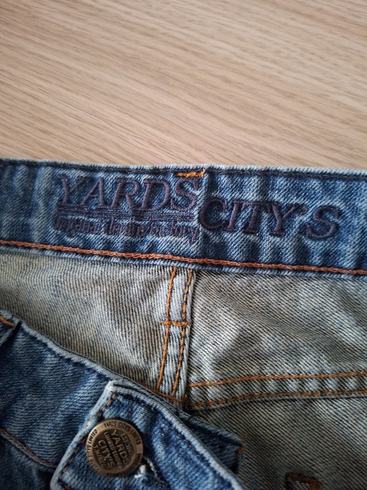 Düğmeli Regular Fit erkek Kot Pantolon - Görsel 4