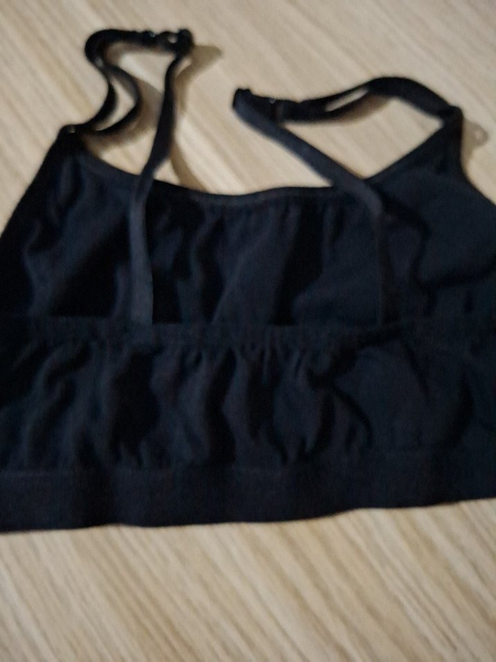 Siyah Mini Sporcu Sütyeni - Görsel 3