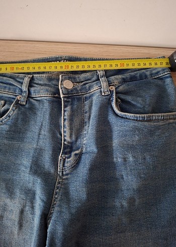 Erkek Slim Fit Mavi Denim Kot Pantolon - Görsel 2