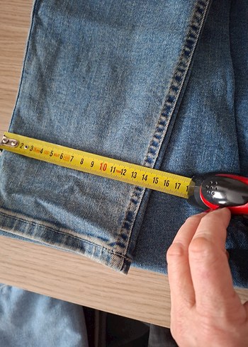 Erkek Slim Fit Mavi Denim Kot Pantolon - Görsel 5