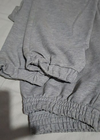 Gri Loose Fit Kadın Eşofman Altı WALE - Görsel 4