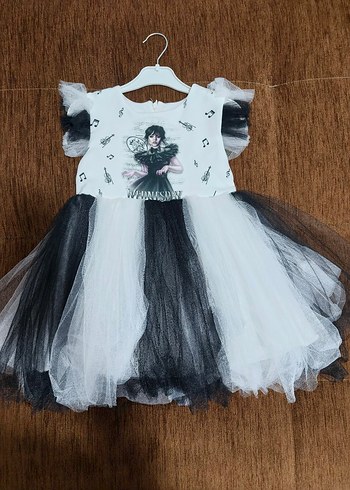 Kız Çocuk Gotik Fırfırlı Elbise
