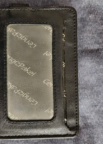 Siyah Deri Erkek Cüzdan - Görsel 2