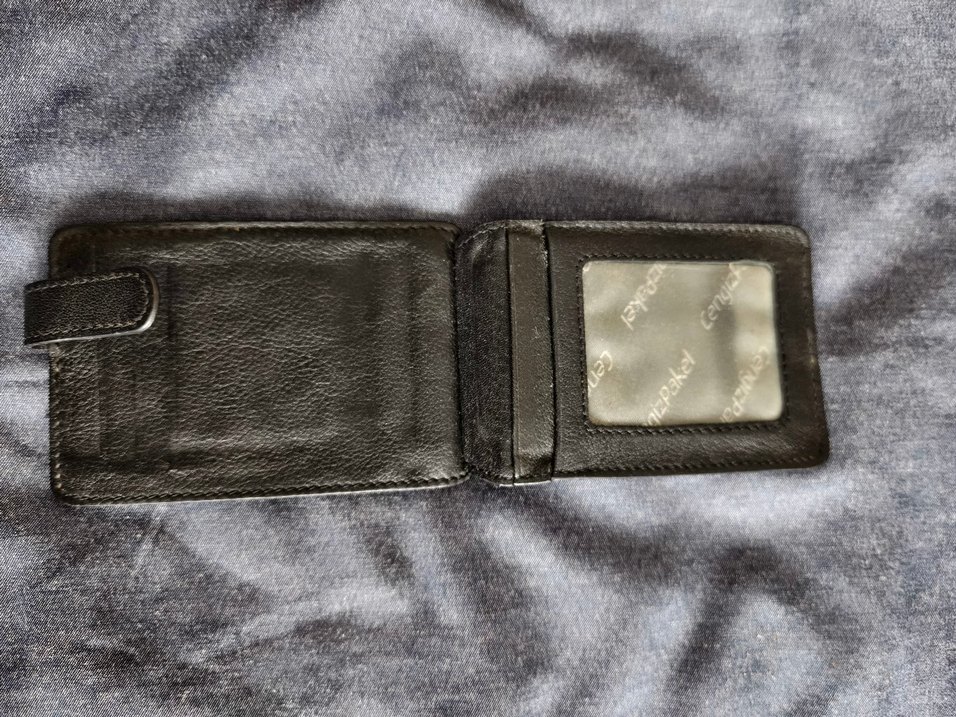 Siyah Deri Erkek Cüzdan - Görsel 3