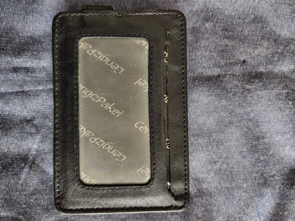 Siyah Deri Erkek Cüzdan - Görsel 2