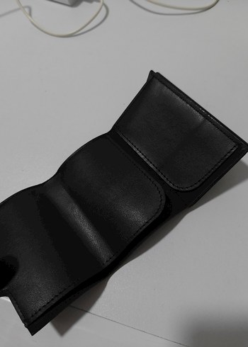 Siyah Minimalist Erkek Cüzdan - Görsel 2