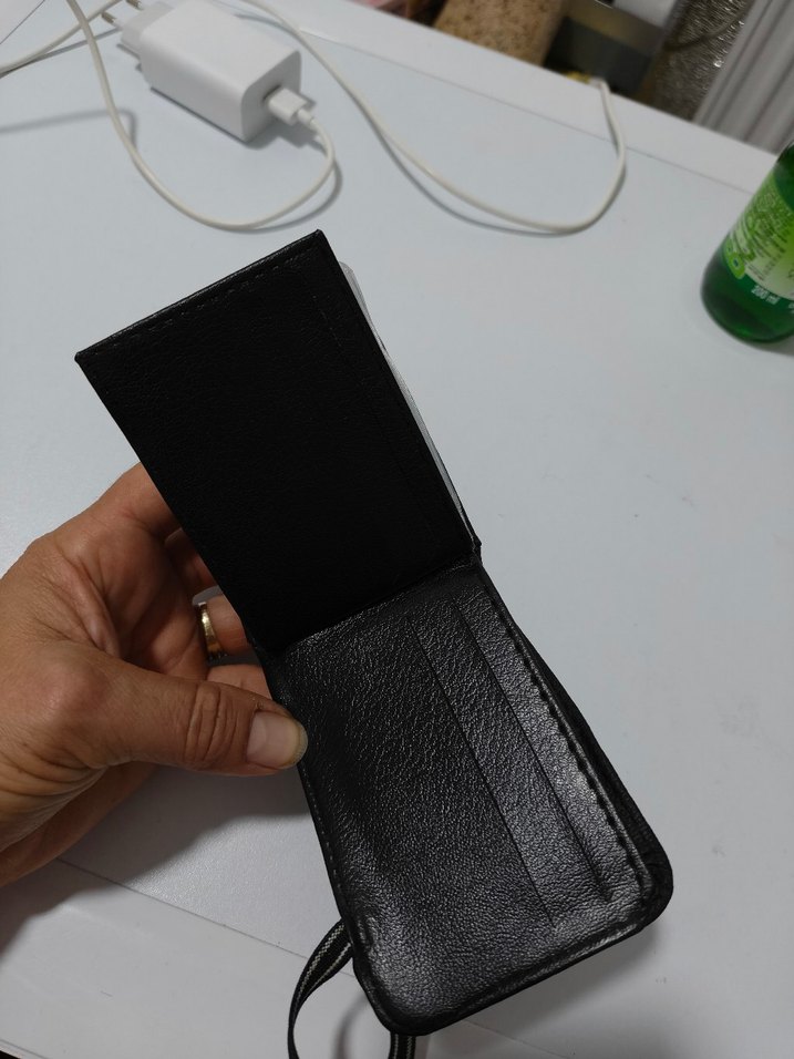 Siyah Minimalist Erkek Cüzdan - Görsel 4