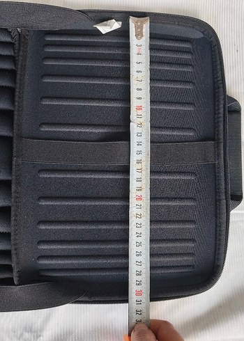 Siyah Fermuarlı Kadın Laptop Çantası - Görsel 4