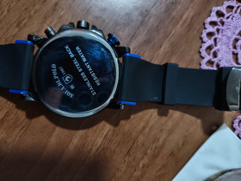 Siyah Biker Tarzı Erkek Kol Saati - Görsel 4