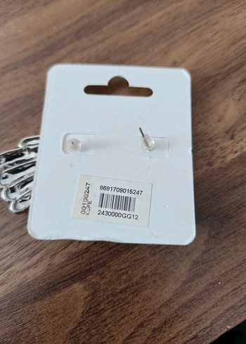 Kemerli Bohem Mini Gri Küpeler - Görsel 2